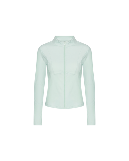Hyper Zip Blouse - Crystal Blue