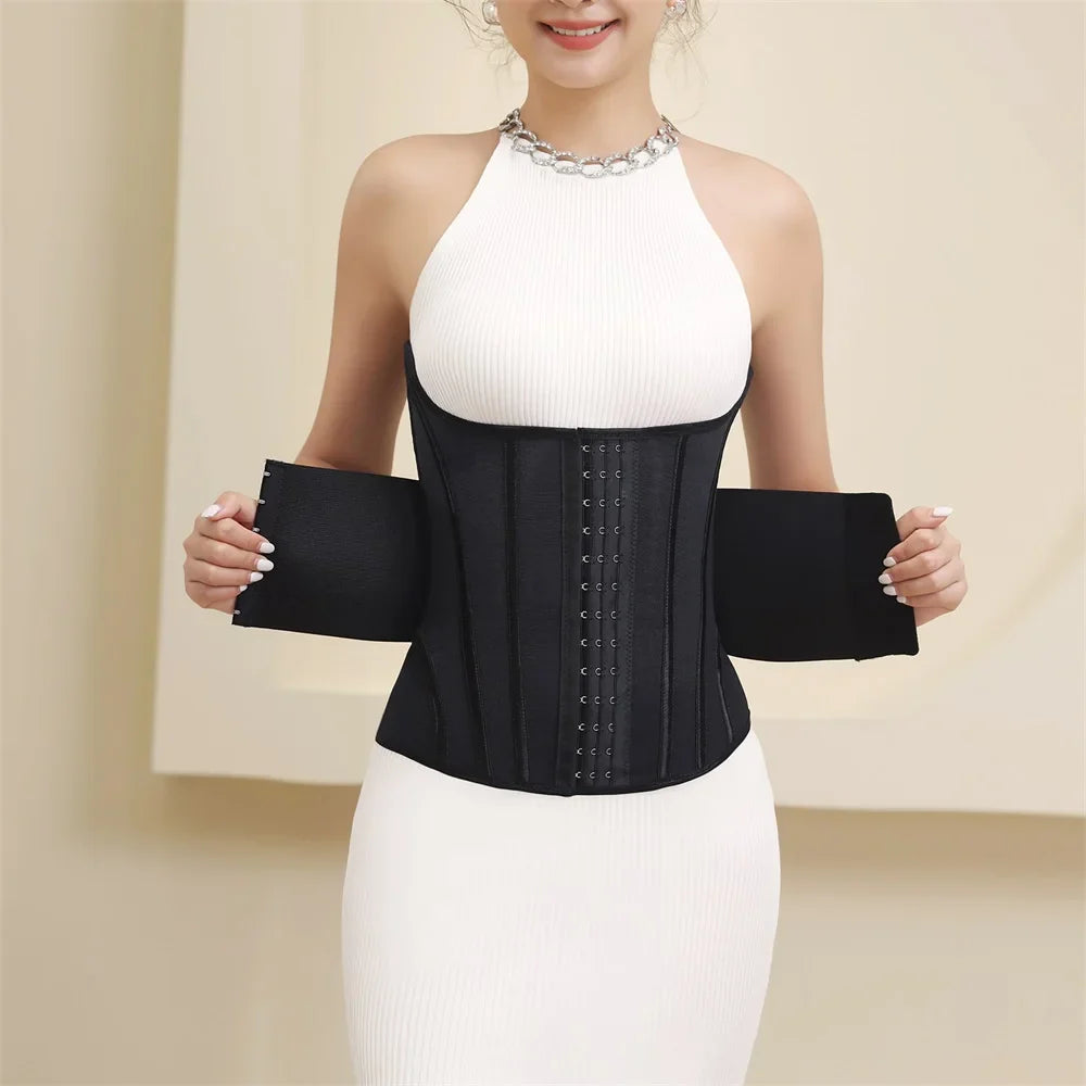Peachy Sculpting Double Belt Waist Trainer